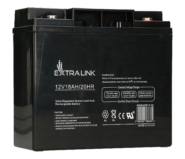 ExtraLink Akumulator AGM 12V 18AH - 1086650 - zdjęcie